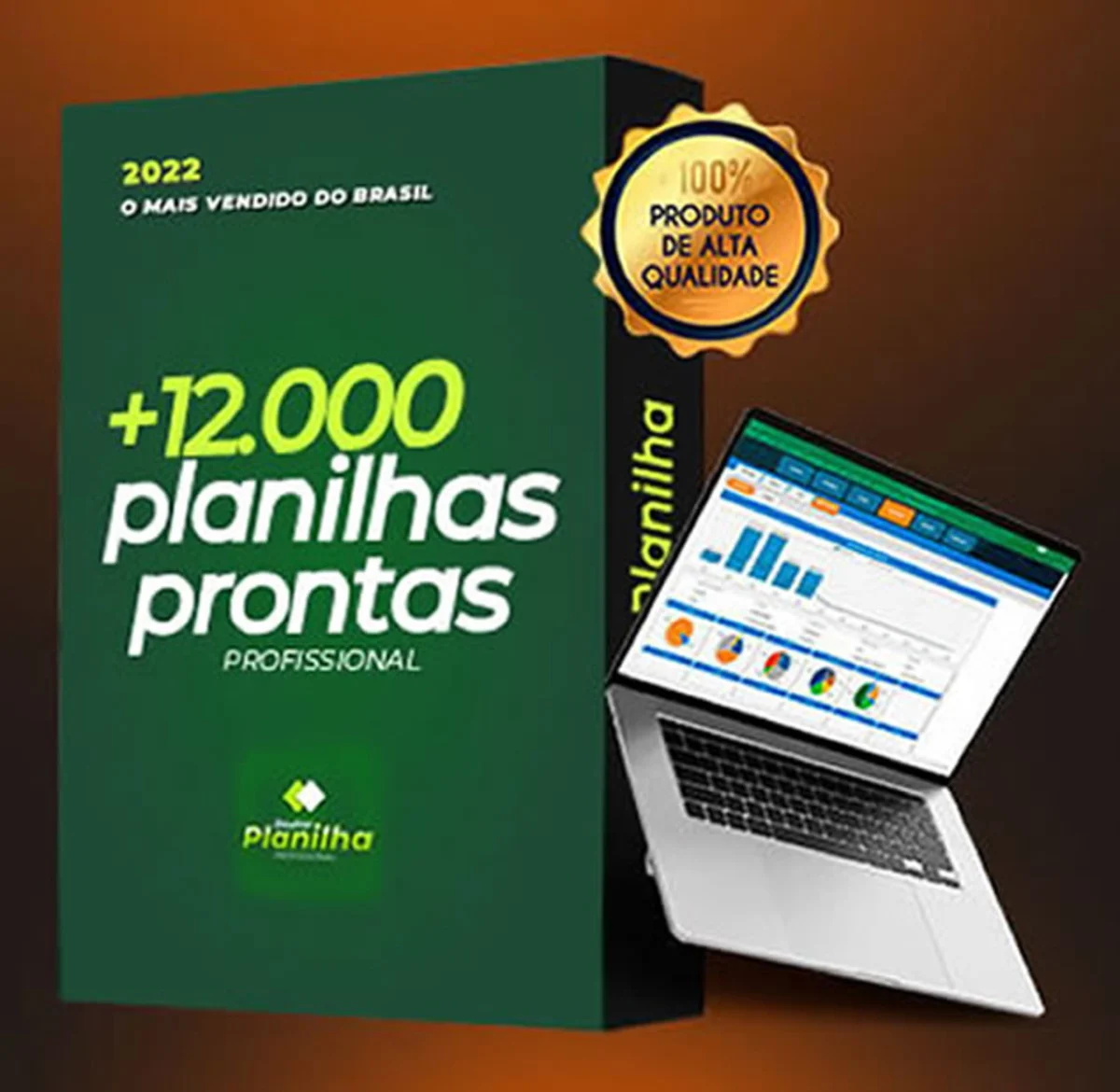 Pacote Premium de Planilhas Eletrônicas