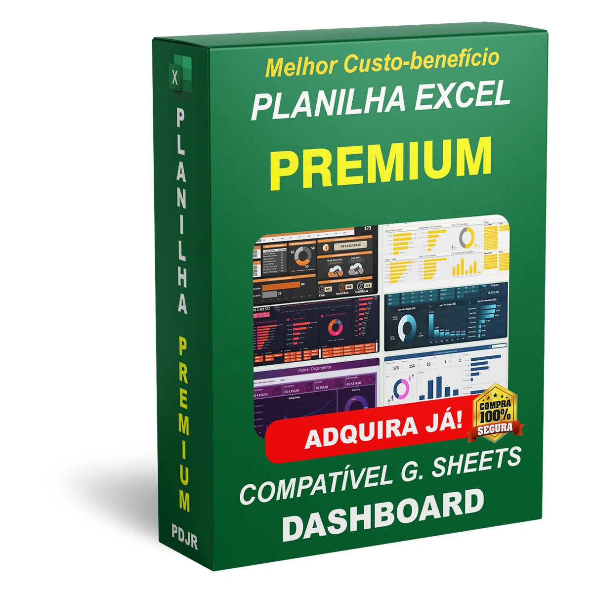 Planilhas Corporativas com Dashboard Premium