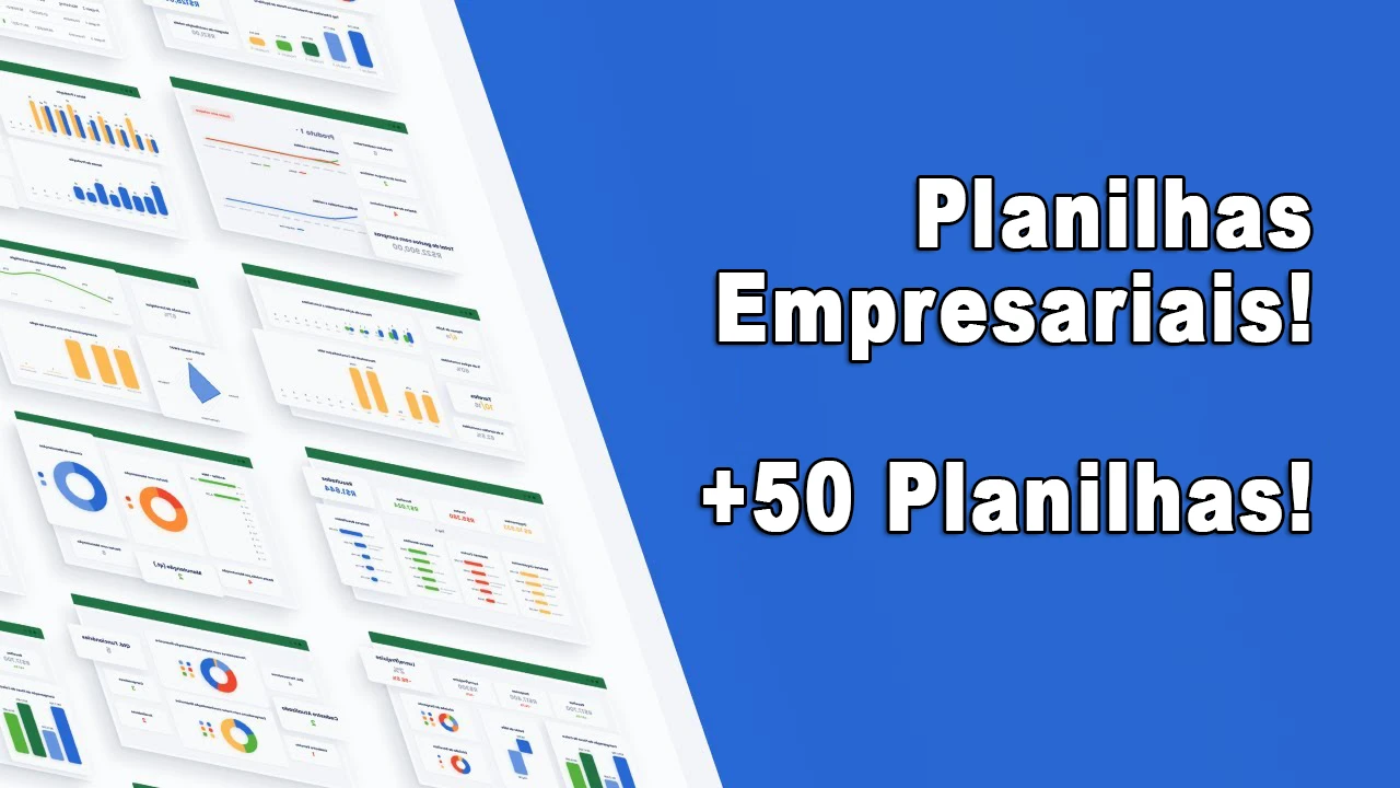 Planilhas Empresariais - +50 Planilhas!