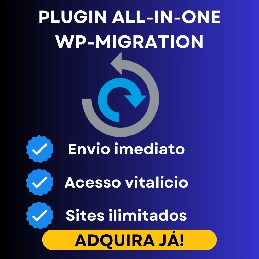 Plugin All In One WP-Migration Pro Atualizado