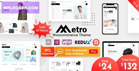 Metro  - Minimal WooCommerce WordPress Theme