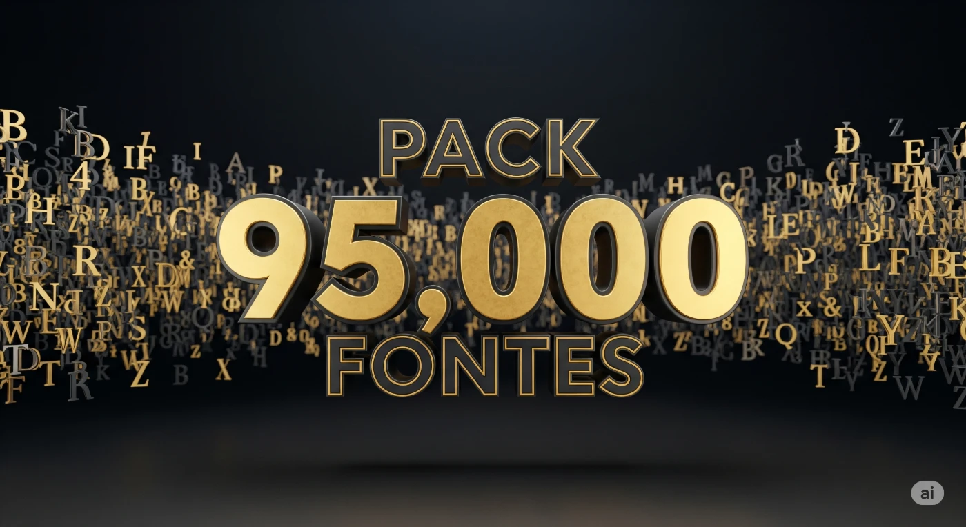 Coleção Profissional de Fontes Tipográficas